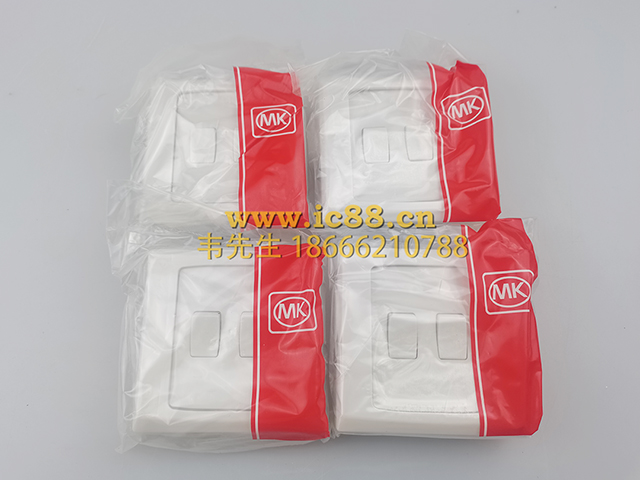 英国MK开关 S8872WHI  10轴2联2路SP平板开关